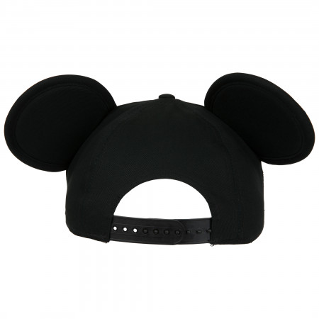 Mickey Mouse Signature Embroidered Youth Cap with 3D Ears